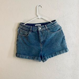 Pacsun Denim High-Waisted Mom Jean Shorts